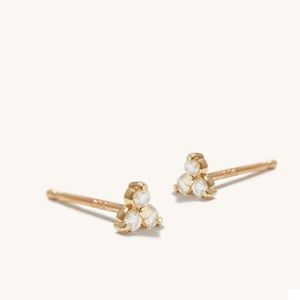 Mejuri Mini Lotus Studs